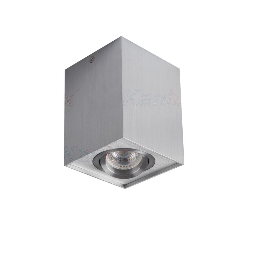 Spot kwadratowy aluminiowy GORD 1xGU10x25W wym:12x10x10cm IP20 Kanlux