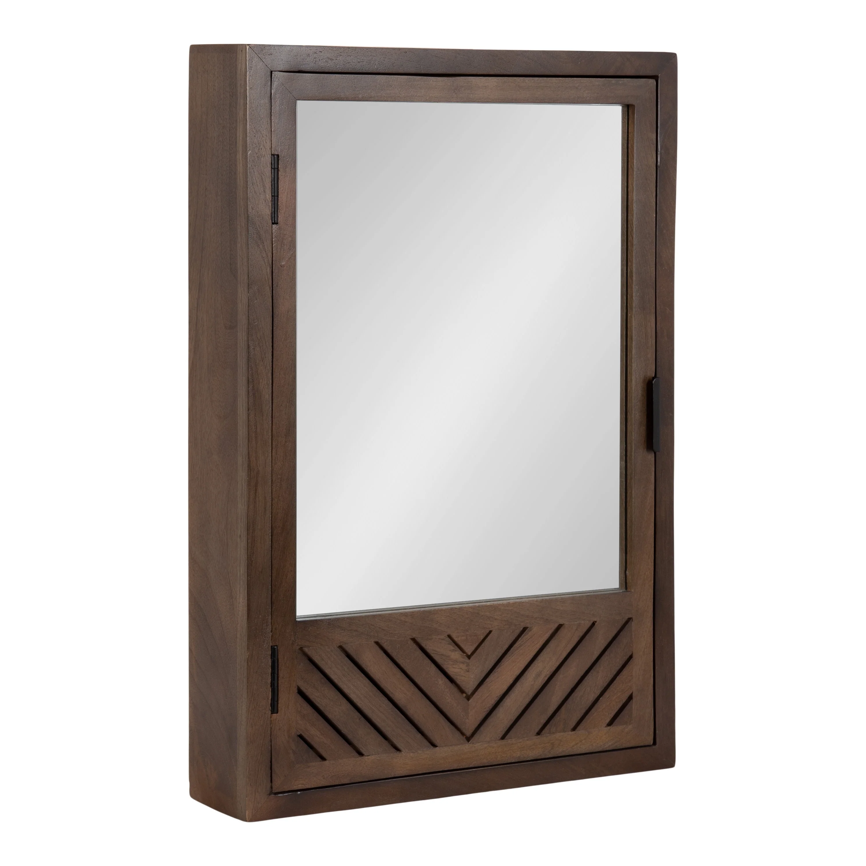 Kate and Laurel Mezzeta Bathroom Cabinet with Mirror