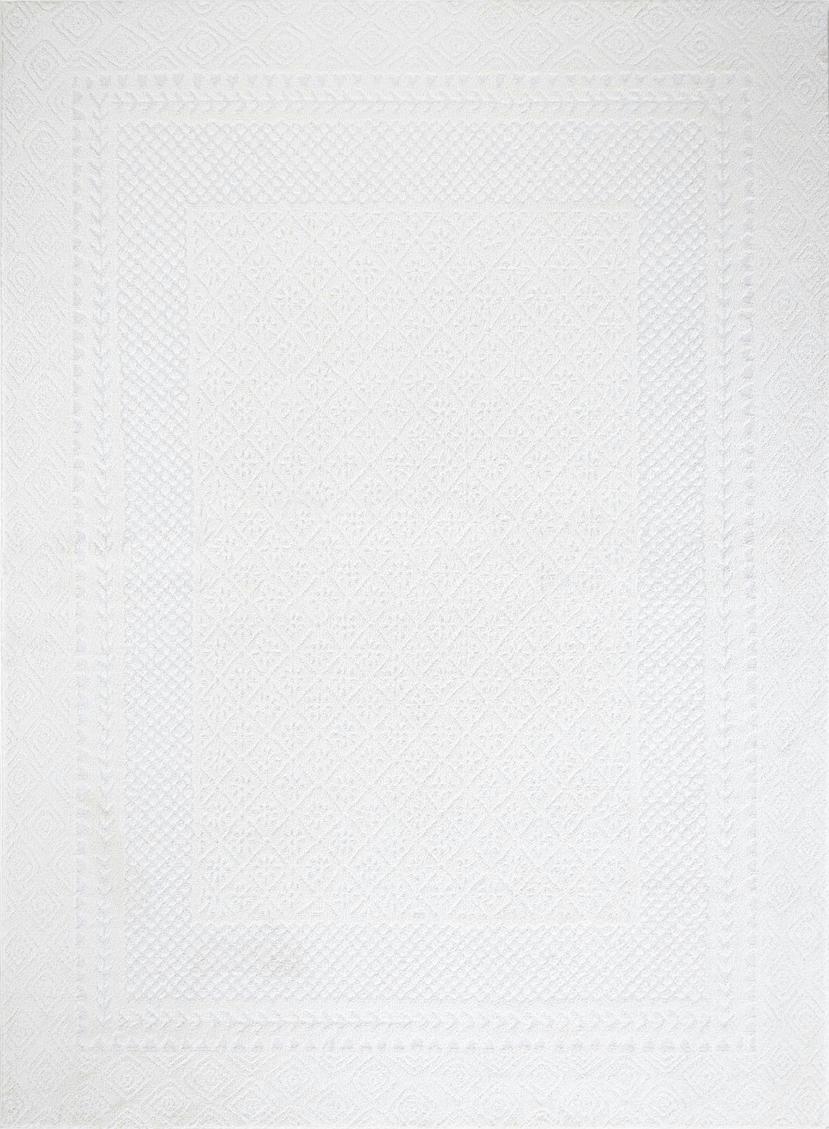 AMBRE - Tapis Scandinave Bohème Ivoire 160x213