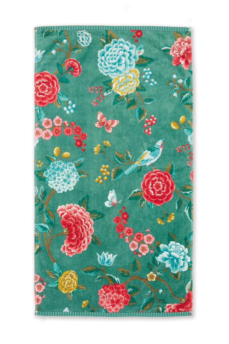 Pip Studio handdoek Good Evening - 55x100 cm - groen