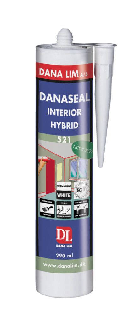 FUGEMASSE DANA LIM INTERIØR 521 300ML HVIT