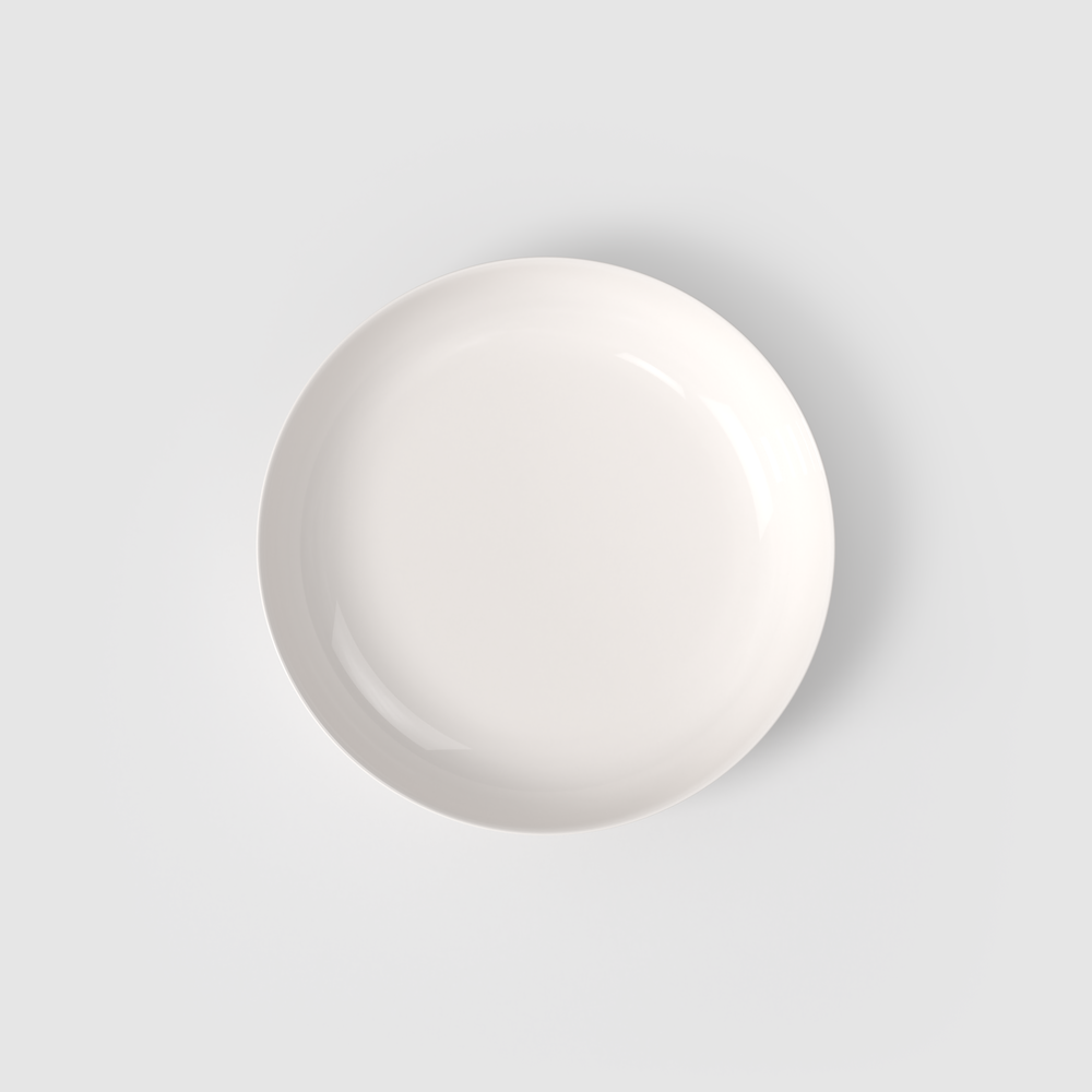 For Me Serving Bowl - White, 115 oz, Premium Porcelain