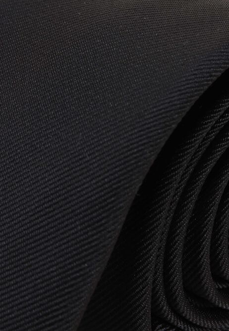 Mens Black Plain Tie