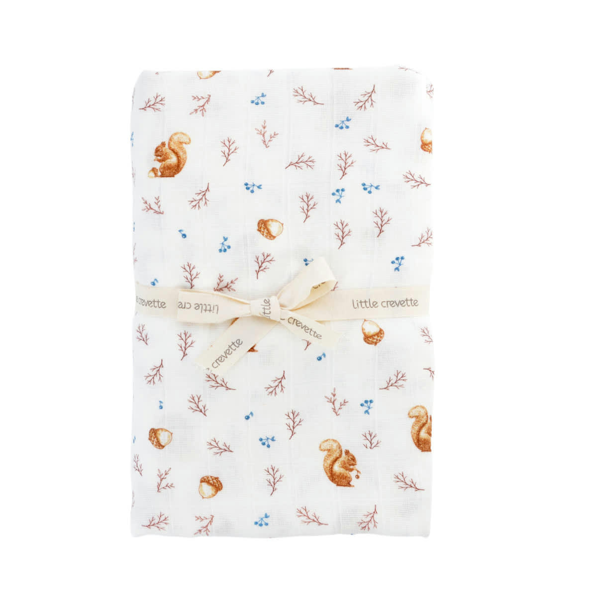 NOISETTE - Maxi-lange écru coton bio 120x120 cm