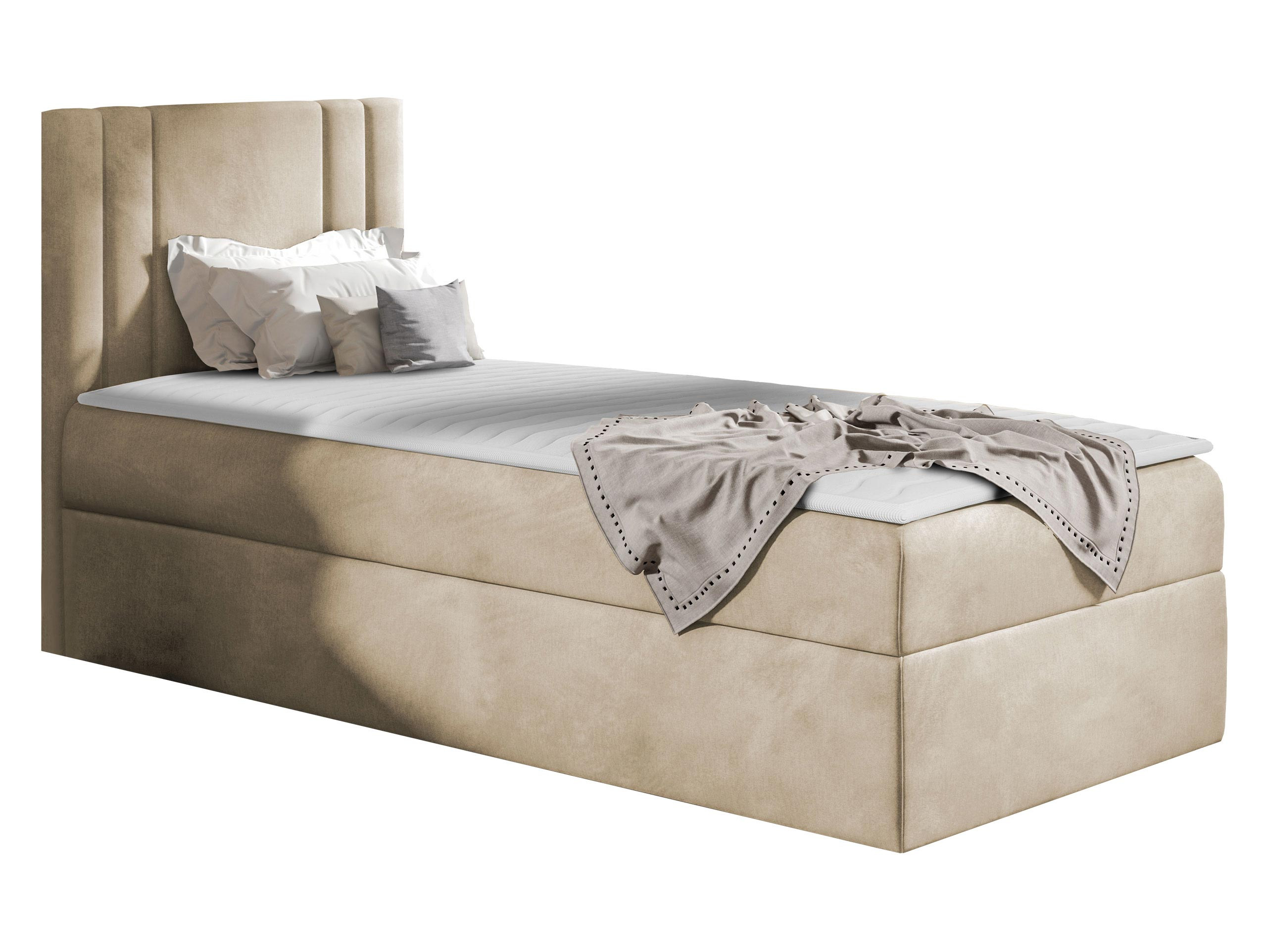 Łóżko kontynentalne Carmen Mini 100x200, Strona: Lewa