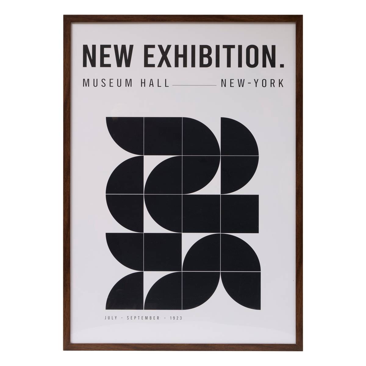 Framed Poster "Adem" Black & White, 50x70 cm