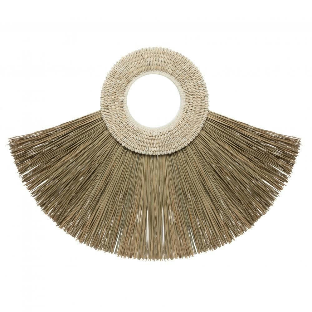 ALANG ALANG - en coquillage et raphia naturel