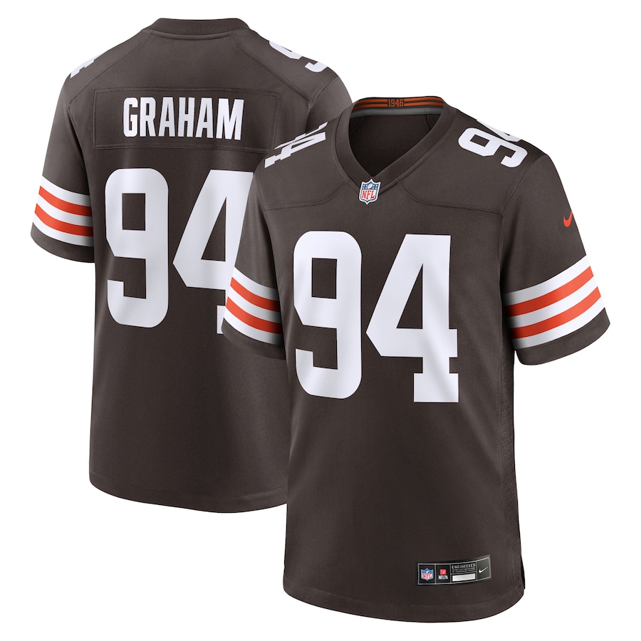 Mason Graham Cleveland Browns Nike 2025 NFL Draft First Round Pick  Game Jersey - Brown