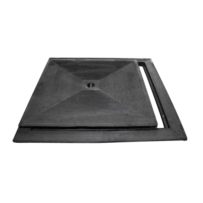 Taque en fonte simple paroi 40 x 40 cm SCALA
