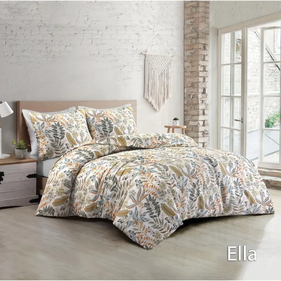 Papillon Ella Dekbedovertrek - Eenpersoons - 140x200/220 cm - Multi