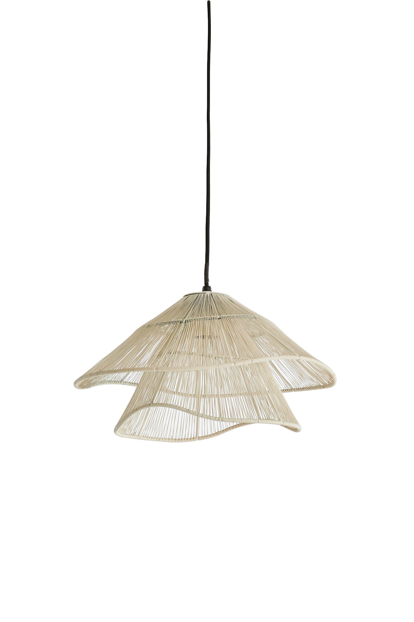 Light & Living hanglamp ALAMEDA - wit - Ø36x29cm