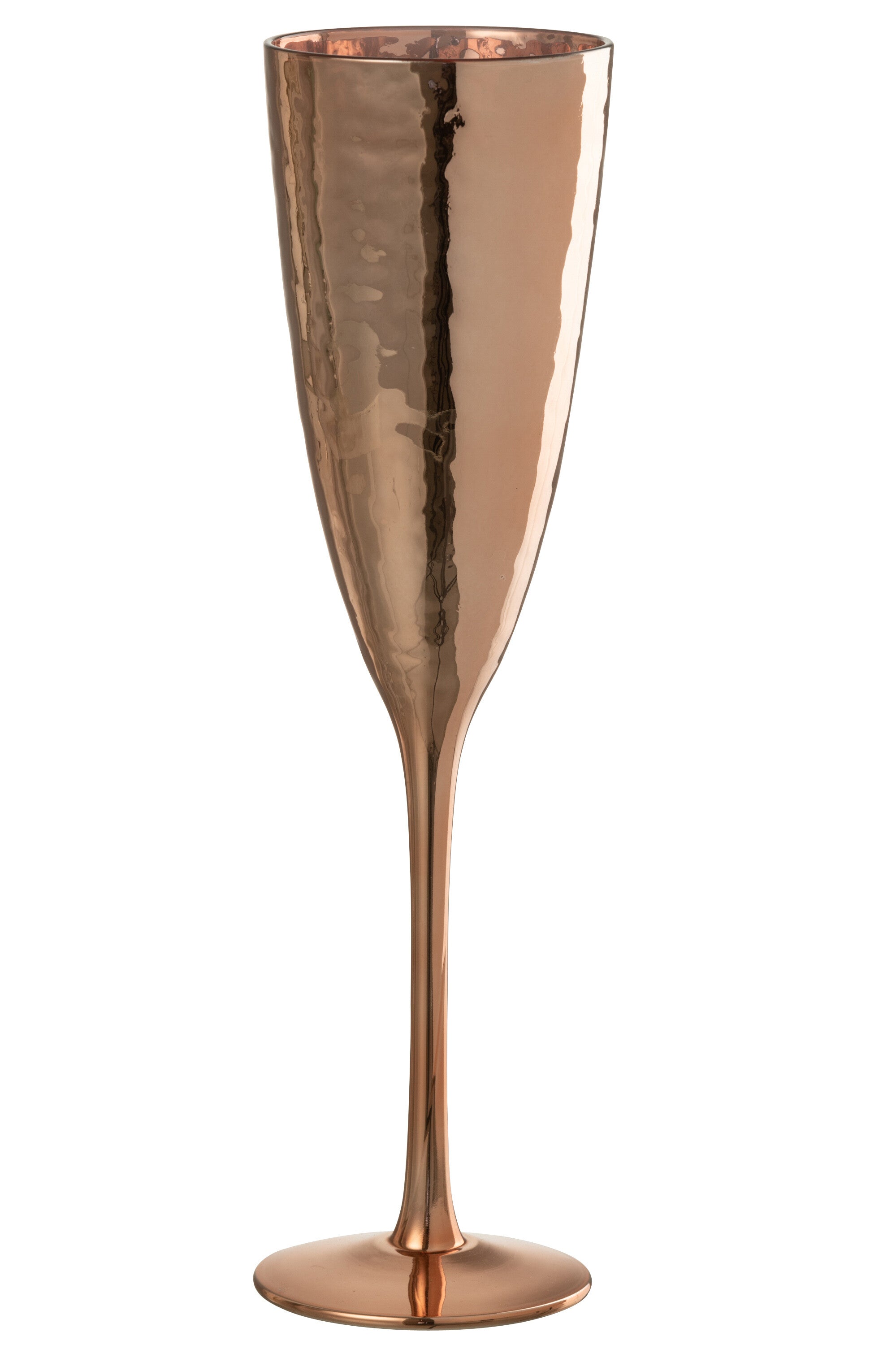 J-Line champagne glas Spiegel - glas - koper