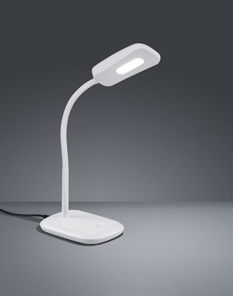 Lampka biurkowa BOA biała LED 3.5W Ciepła biel wys:36cm RL