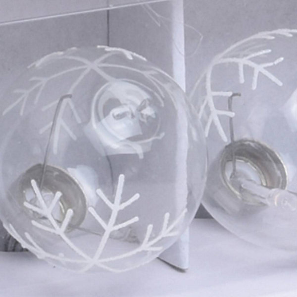 Guirlande boules flocons lumineuse