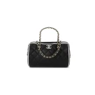 Chanel Mini Boston 2WAY Shoulder Bag in Bicolor (7A regular version)