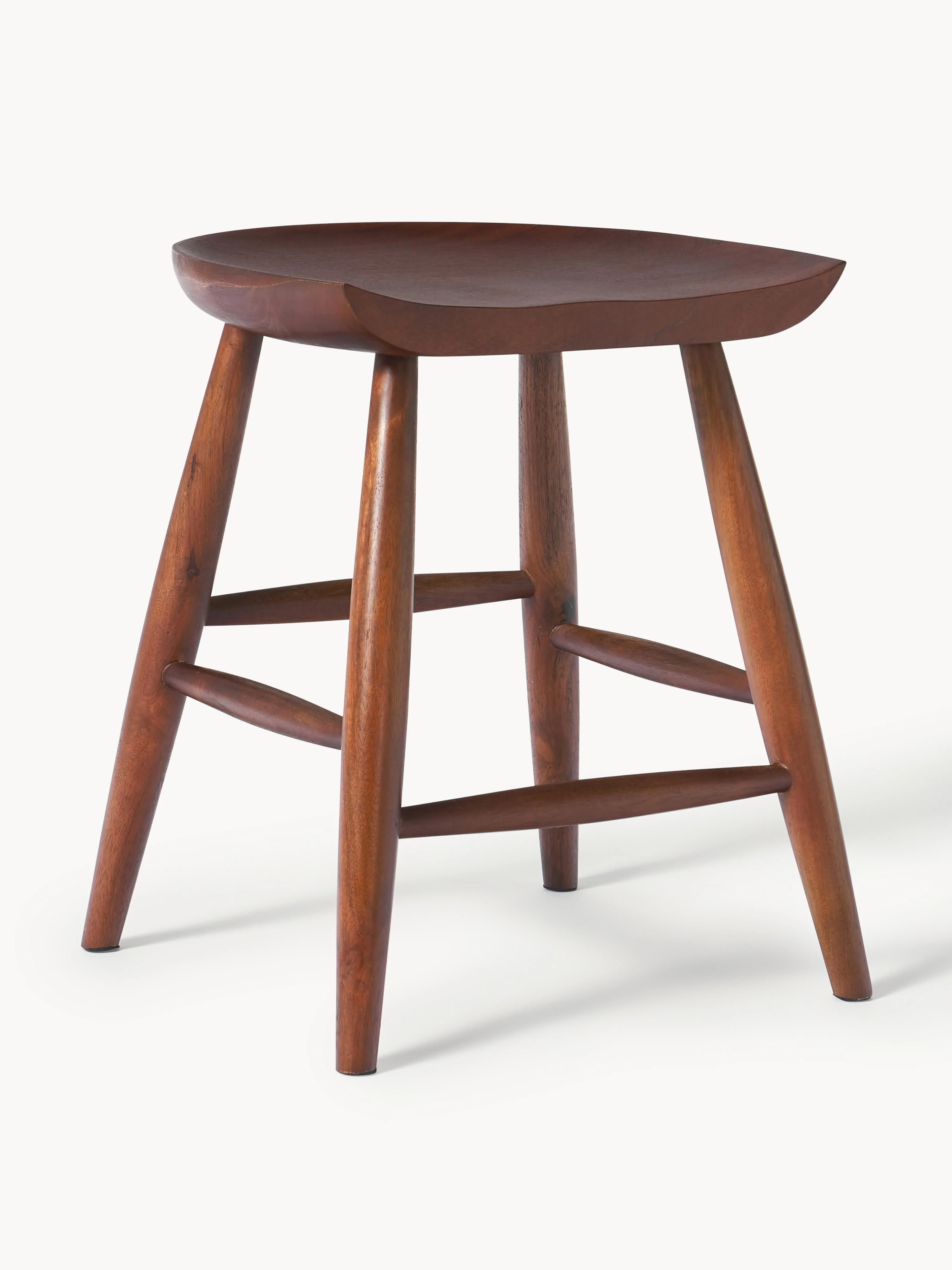 Hocker Nino aus Mangoholz