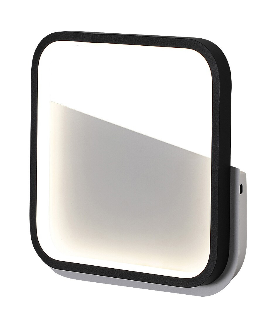 Kinkiet RAZZIczarno-biały LED 1x13W 670lm wym:26x26x5,5cm IP20 Rabalux
