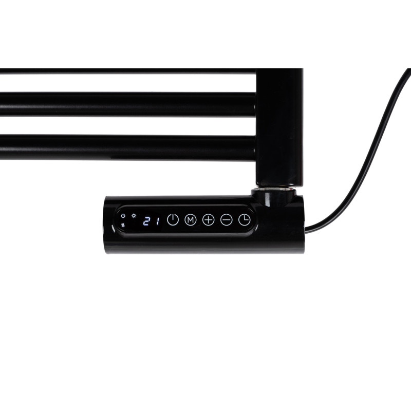Sèche-serviettes électrique Sani noir 500 W EUROM