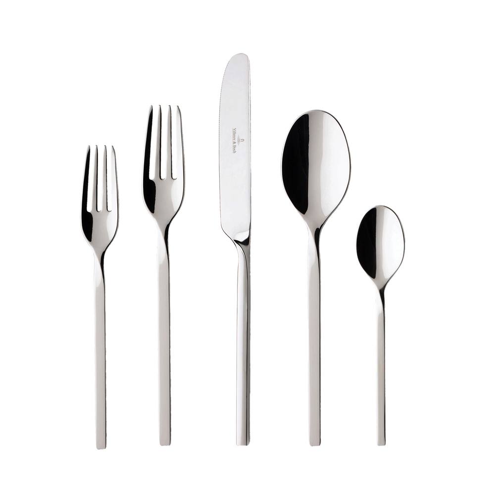 NewWave 5-piece flatware set - stainless steel