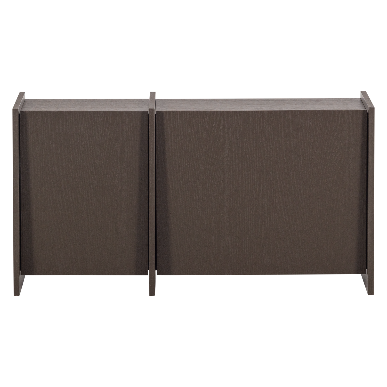 WOOOD tv meubel 102 cm Brock - Essen Fineer - Middenbruin - 53x102x44