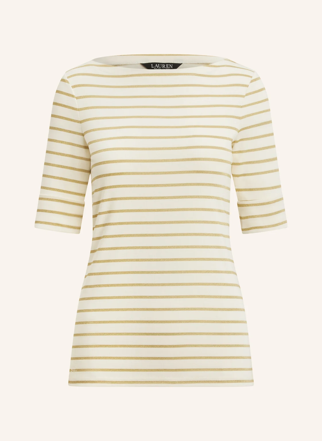 LAUREN RALPH LAUREN Shirt mit 3/4-Arm und Glitzergarn