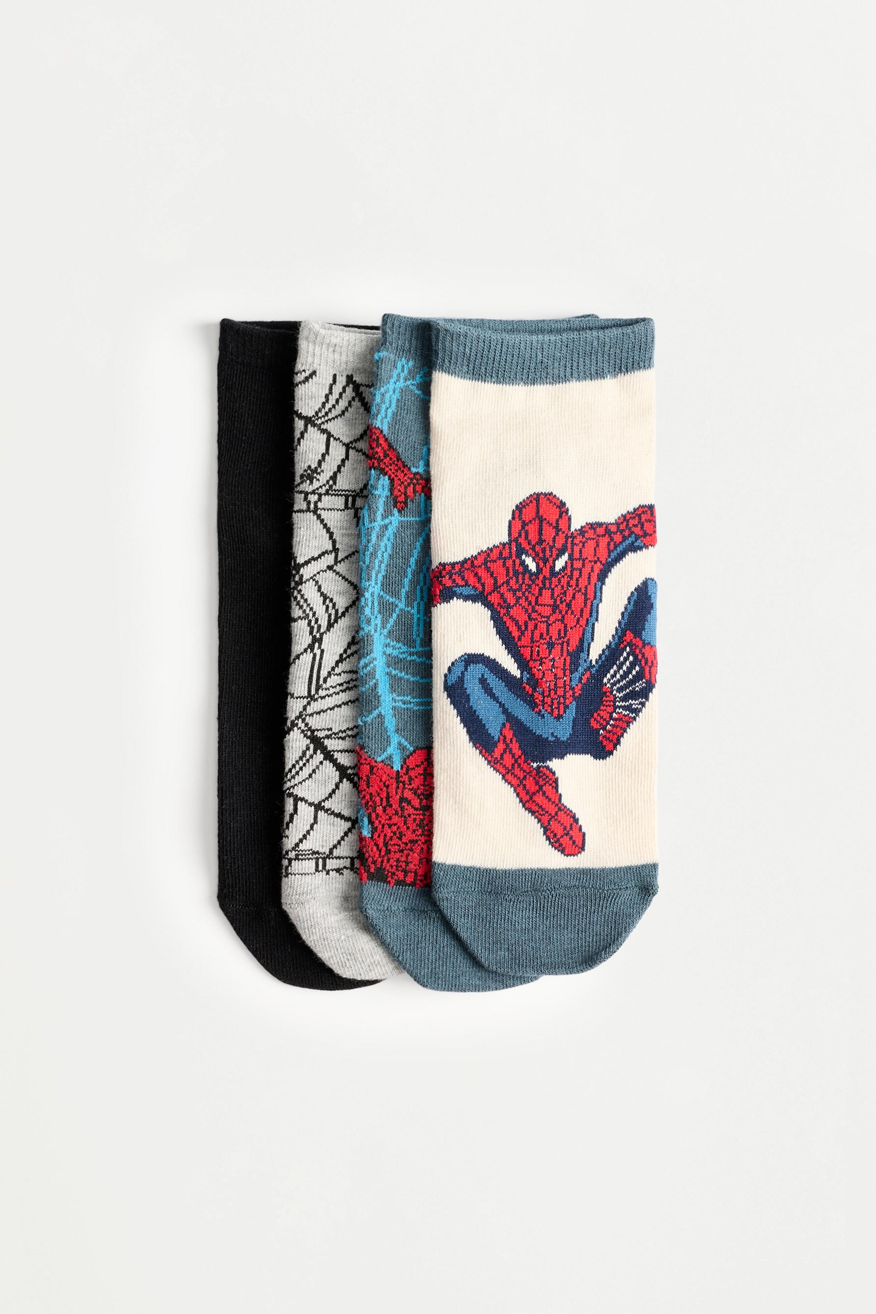 Calcetines Spiderman ©Marvel tobilleros (Pack 4)