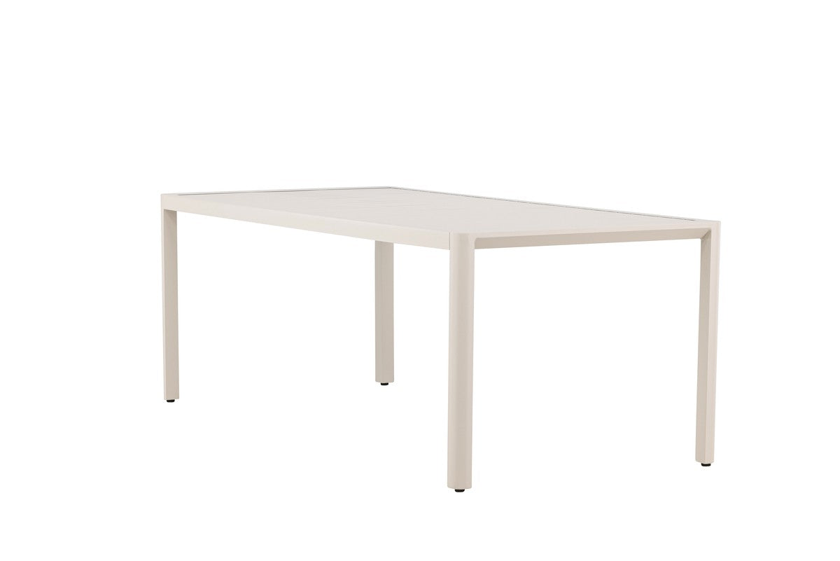Rebellenclub Rechthoekige Tuintafel Minosa - 200 x 90  cm - Beige