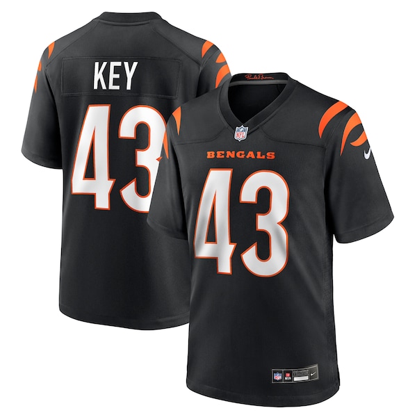 Jaylen Key Cincinnati Bengals Nike Team Game Jersey -  Black