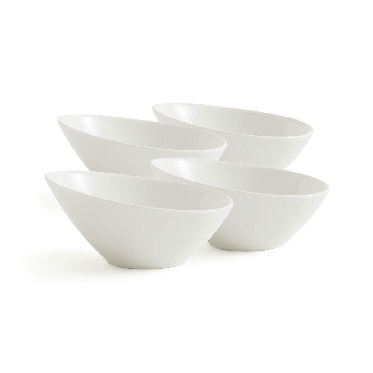 Lot de 4 bols porcelaine, Romane