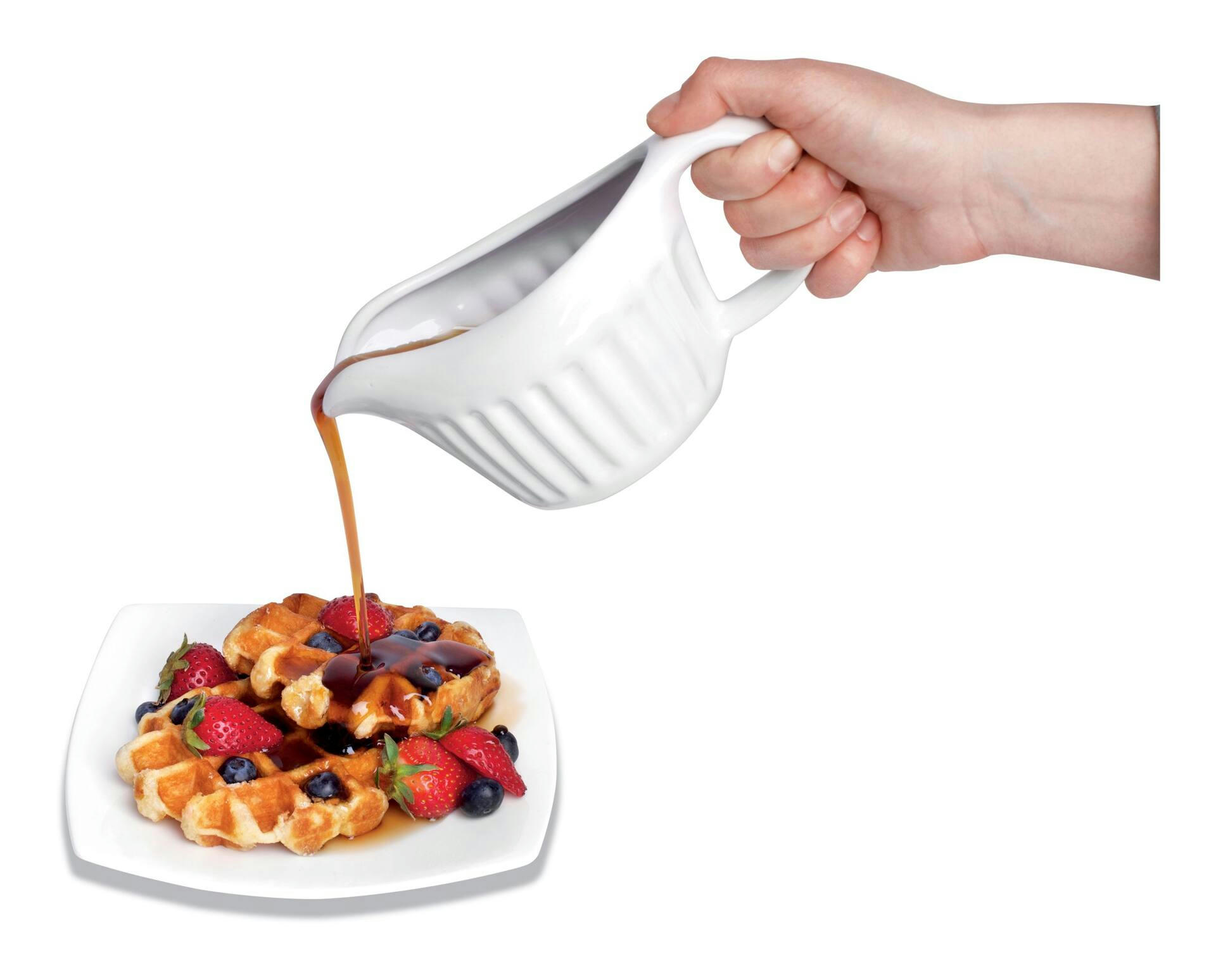 Salton Ceramic Electric Gravy Warmer, Dishwasher & Microwave Safe Boat, White