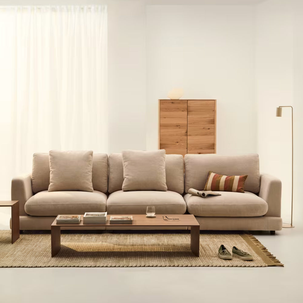 Kave Home Gala 4-zitsbank - Beige