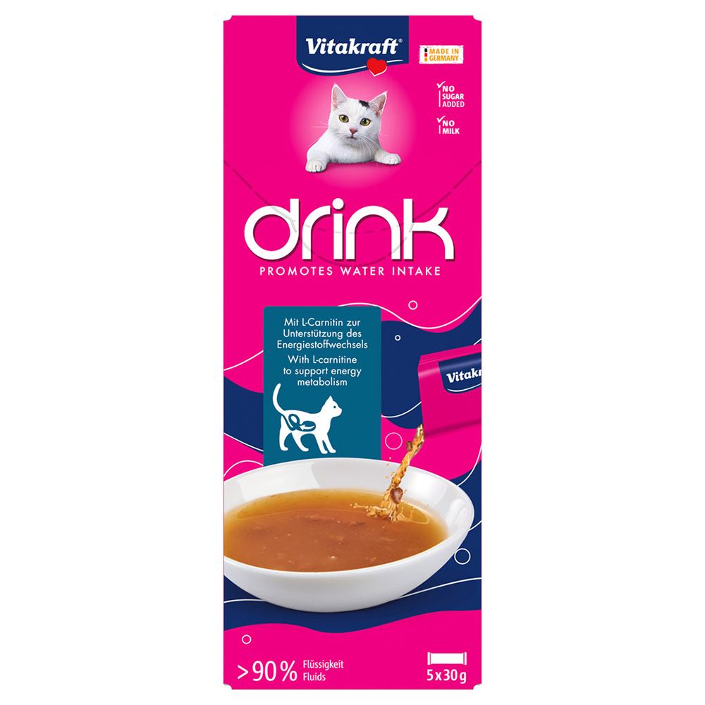 Vitakraft Cat Drink with Salmon & L-Carnitine