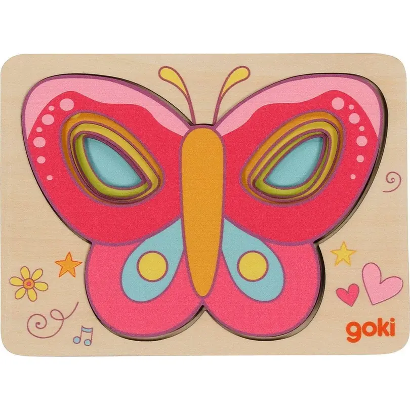 Puzzle 5-teilig Schmetterling