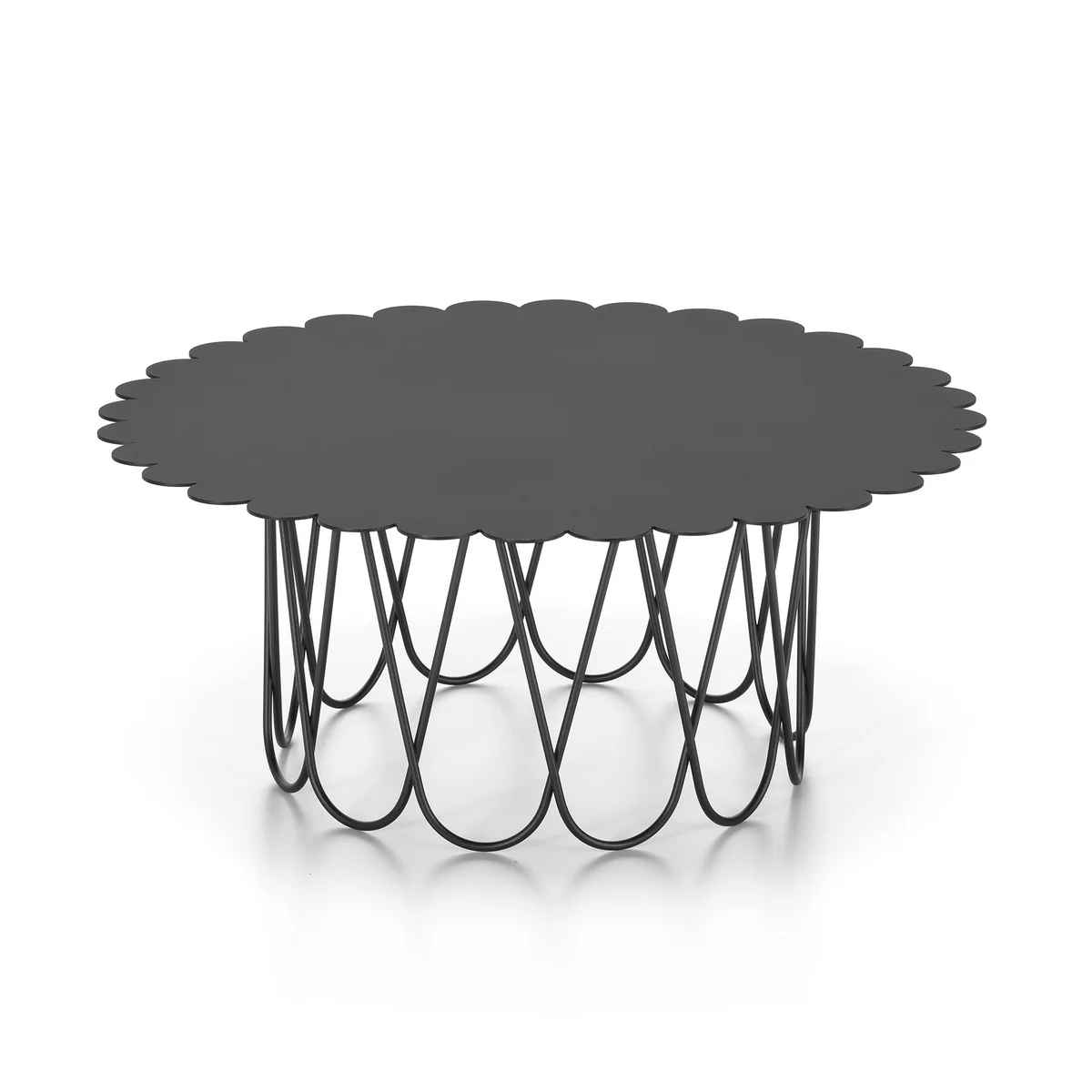 Vitra - Flower Table groß, anthrazit