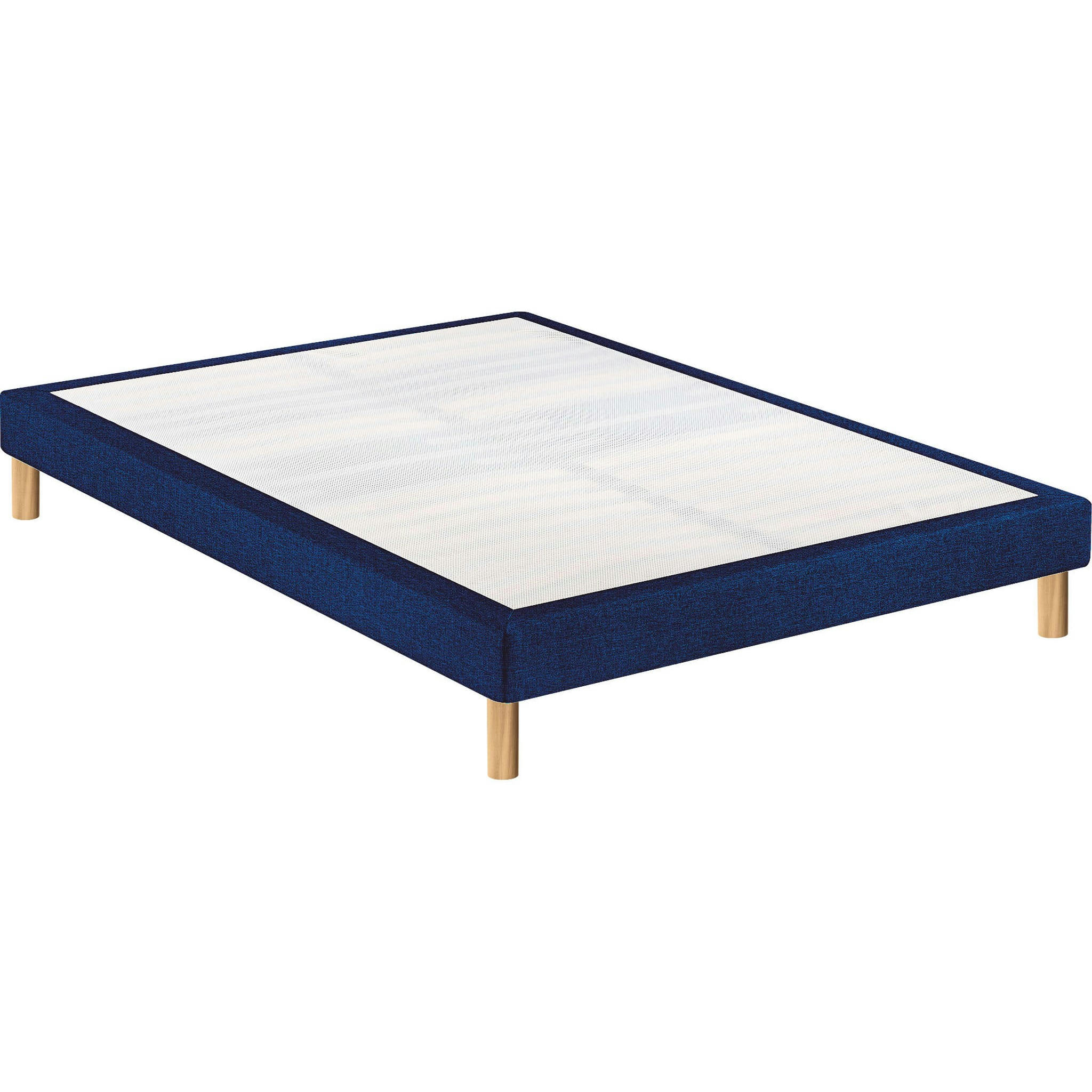 PENCIL - Sommier déco morphologique avec pieds 140x190