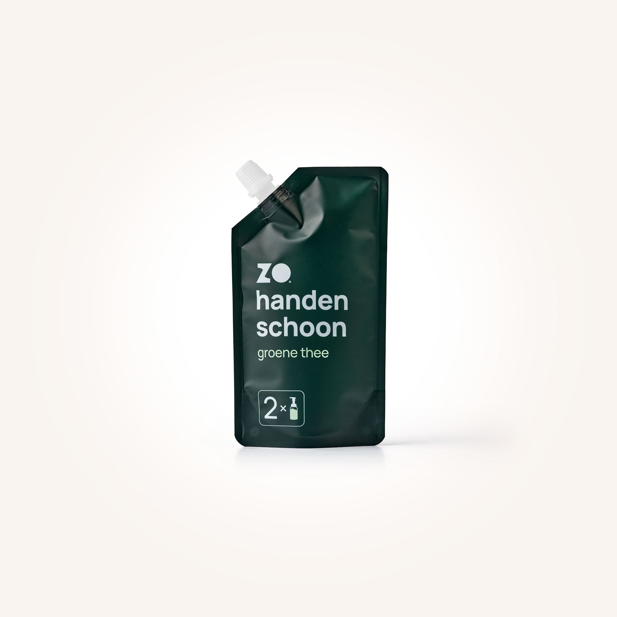 ZO handen schoon navulzak groene thee (2 navullingen)