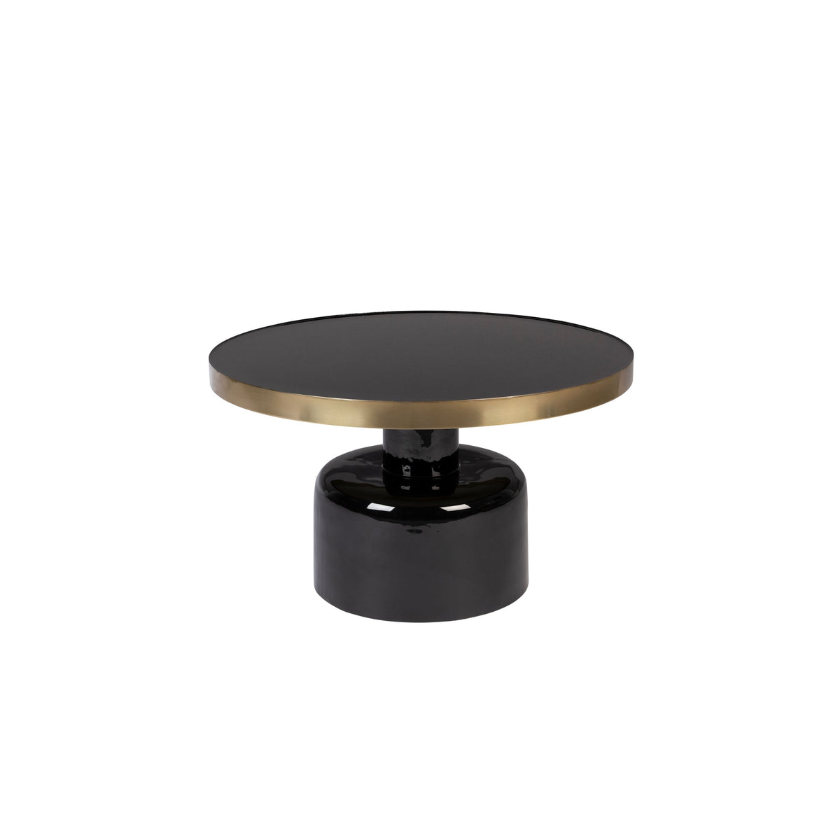 Zuiver Glam Salontafel Rond 60 cm Zwart/ Goud