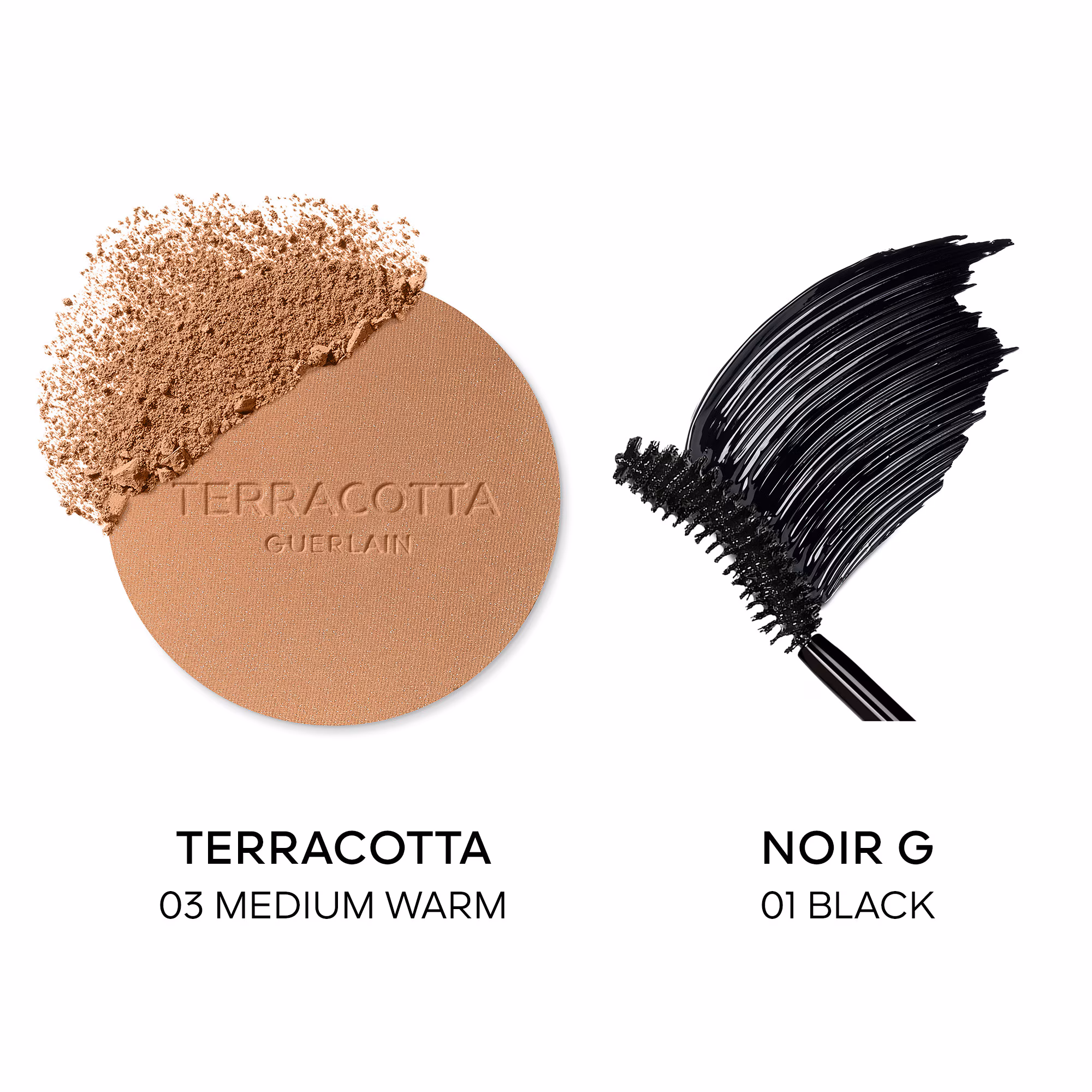 TERRACOTTALa poudre bronzante et le mascara courbe volume intense 24h
