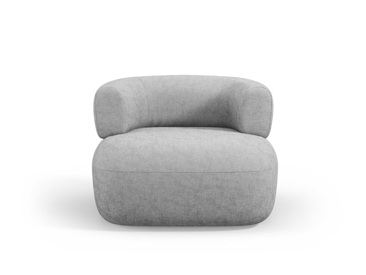 Micadoni Fauteuil Jenny chenille, geld - 88x90x73cm