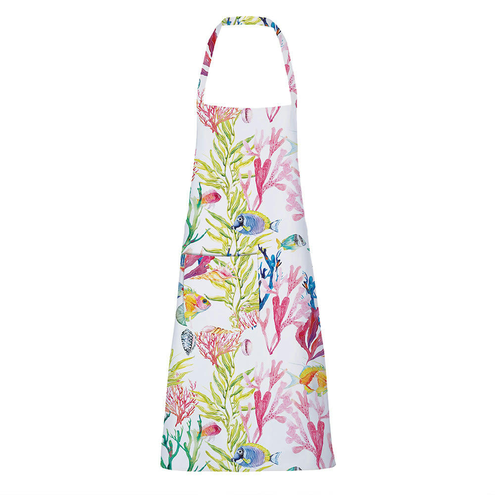 MILLE NOUMEA PARADIS - Tablier  pur coton multicolore 72x84