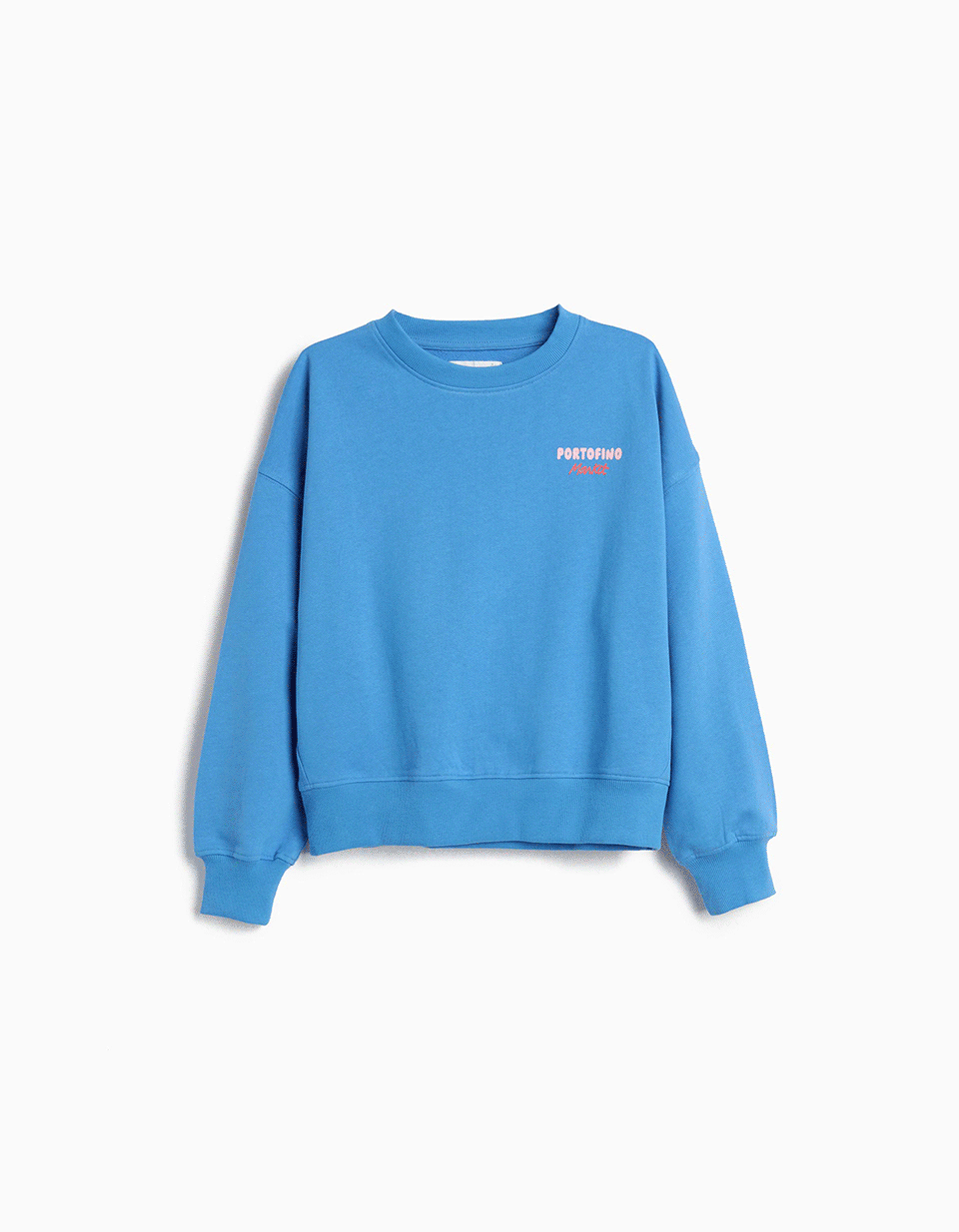 Sweatshirt de Felpa, Menina, Azul