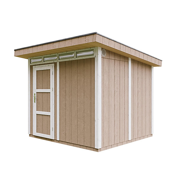 Abri de Jardin Qualité Premium 6m² /L294xL279xH237 cm - M903-TERRA BROWN - Timbela