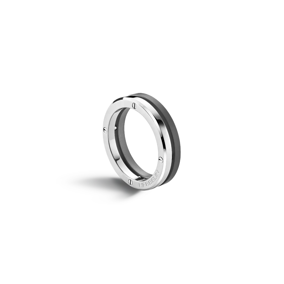 BAGUE NEWPORT DUO – ACIER & TITANE