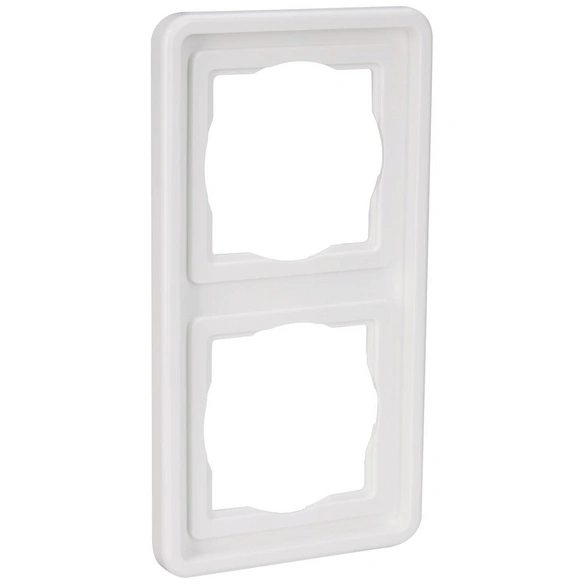 Abdeckrahmen, Serie STANDARD, Weiß, Kunststoff