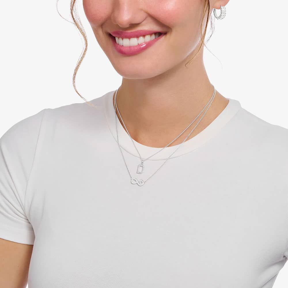 THOMAS SABO Silver Infinity Necklace KE2221-001-21-L45V