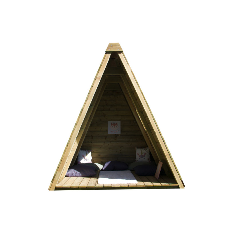 Petit tipi pour enfant 2,05 x 1,95 x 2,25 m BNB WOOD