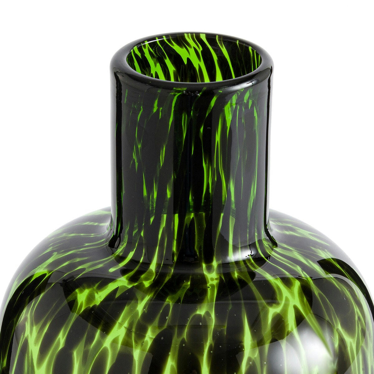 Vase tacheté en verre H30 cm, Fauvita