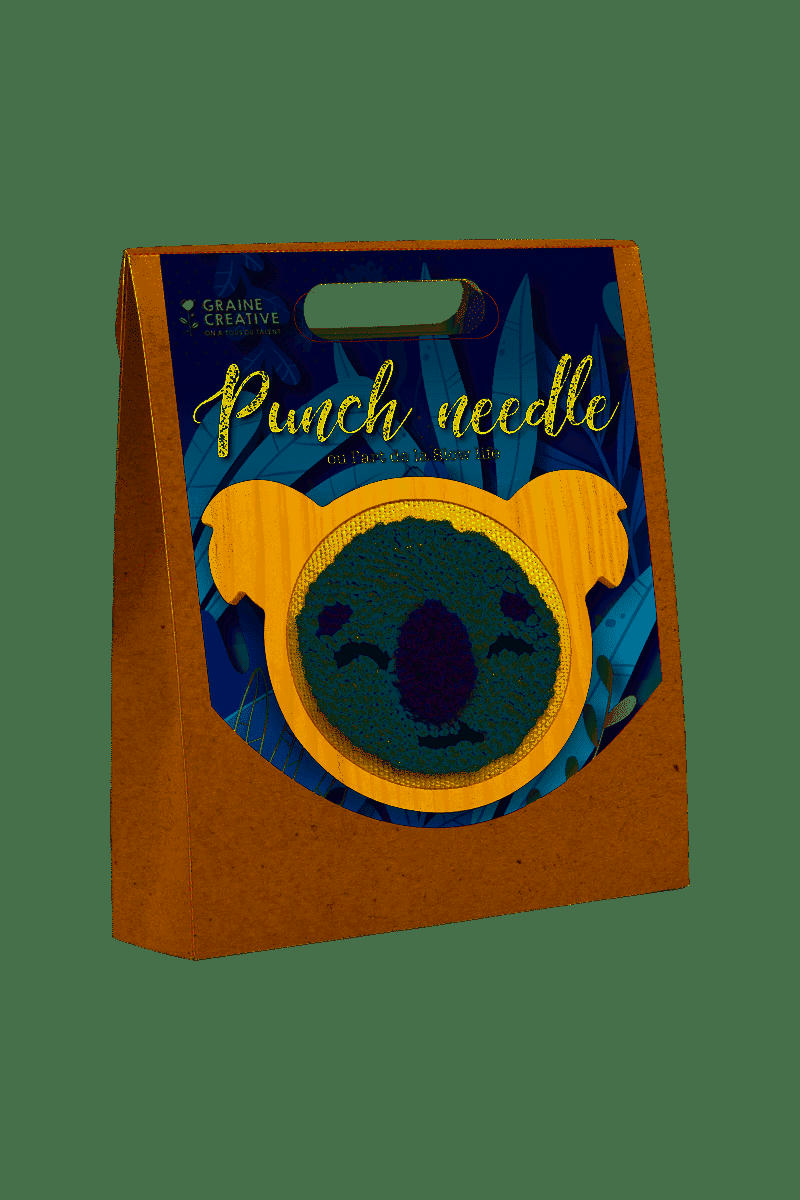 DIY - Coffret punch needle koala D15cm