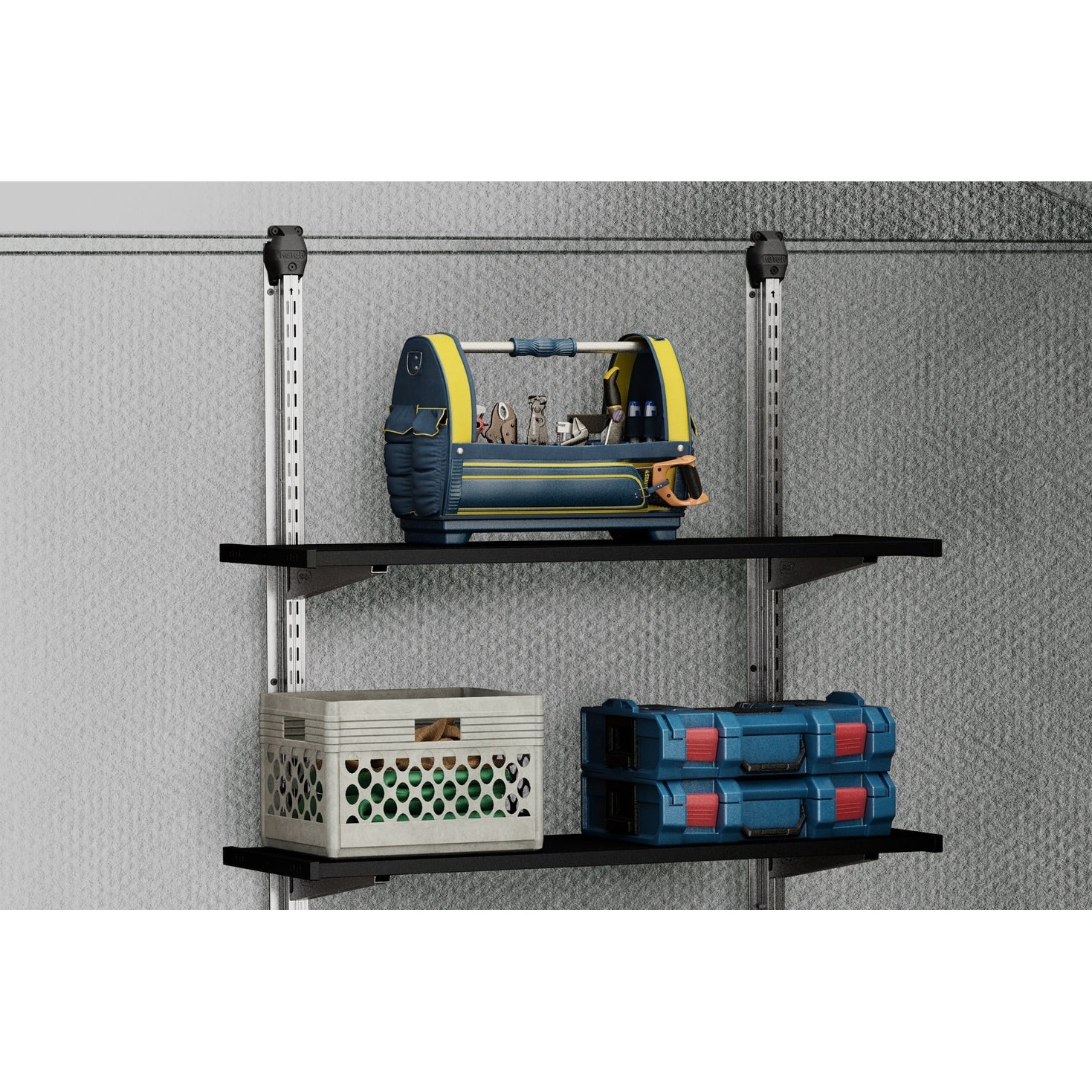 Keter Storage Shed Shelf Kit 40 Inch - Black