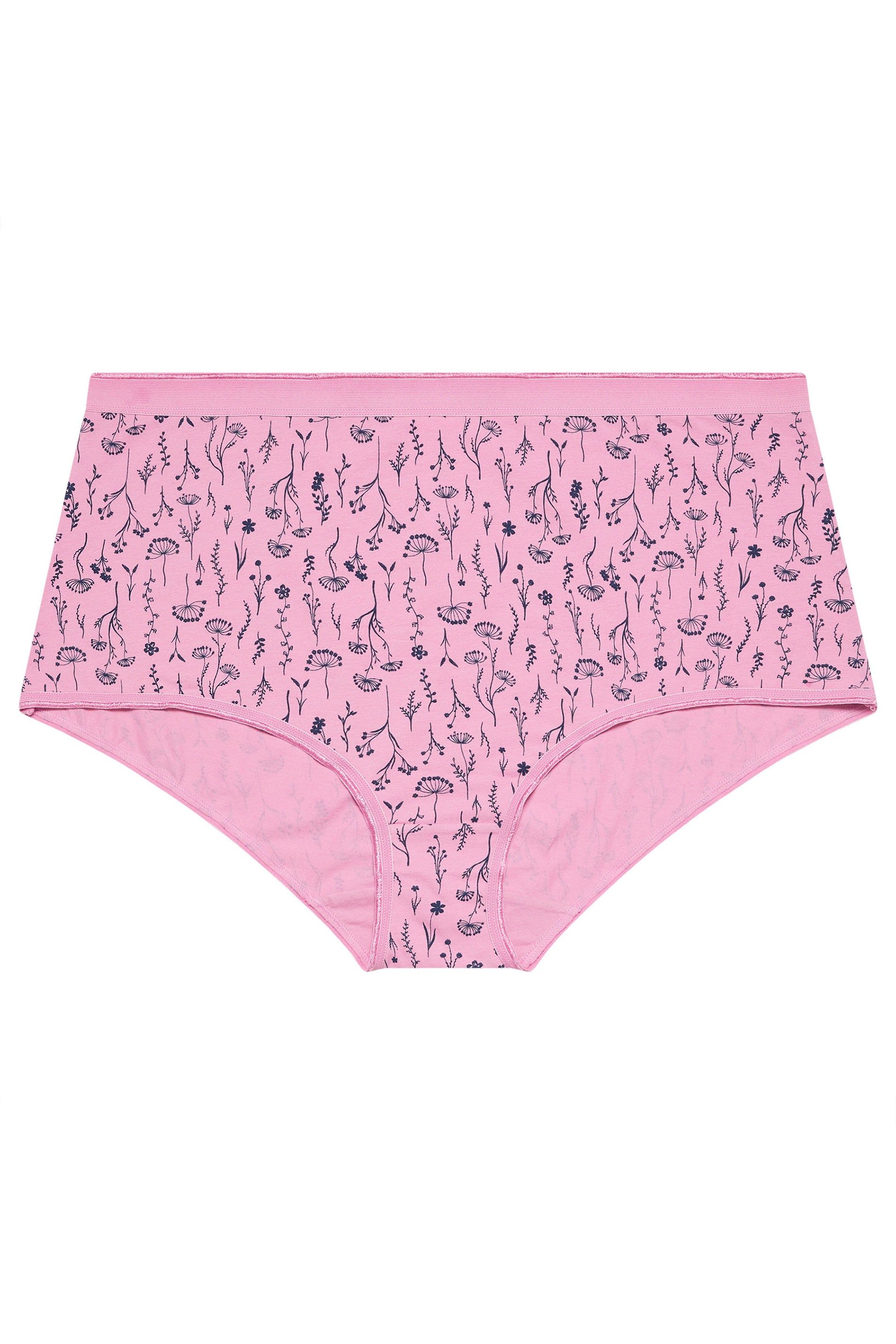 Yours 5 Pack Floral Full Briefs